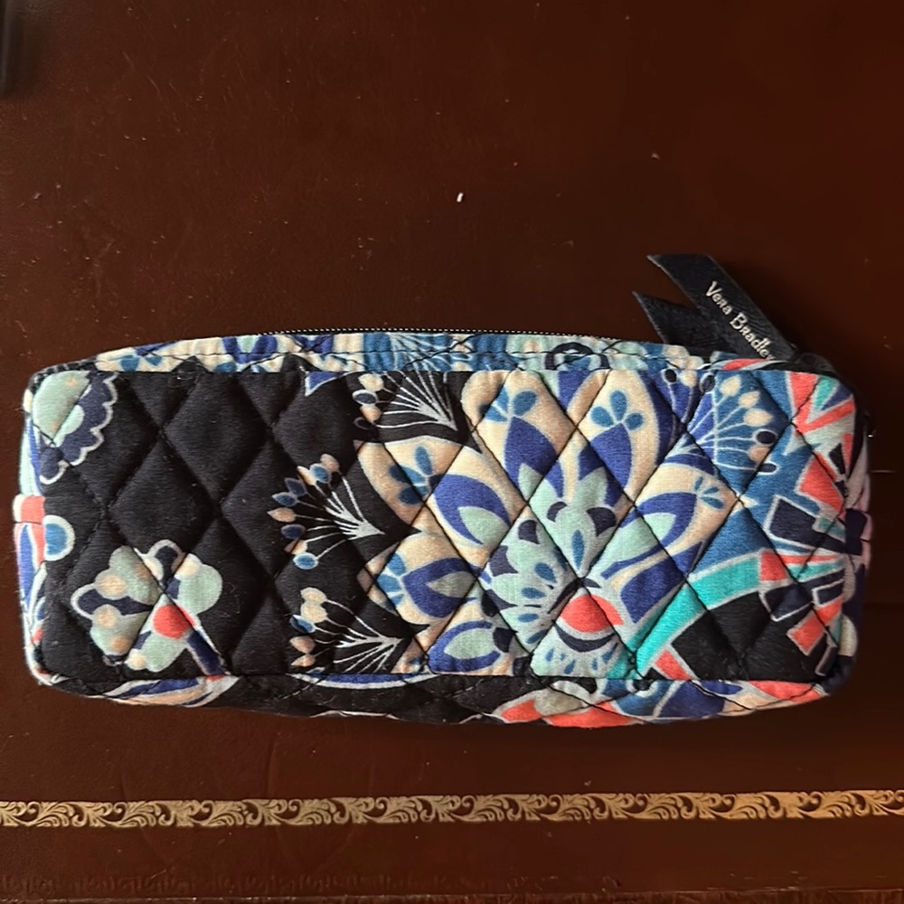 Vera Bradley Small makeup bag, purse or pencil case.